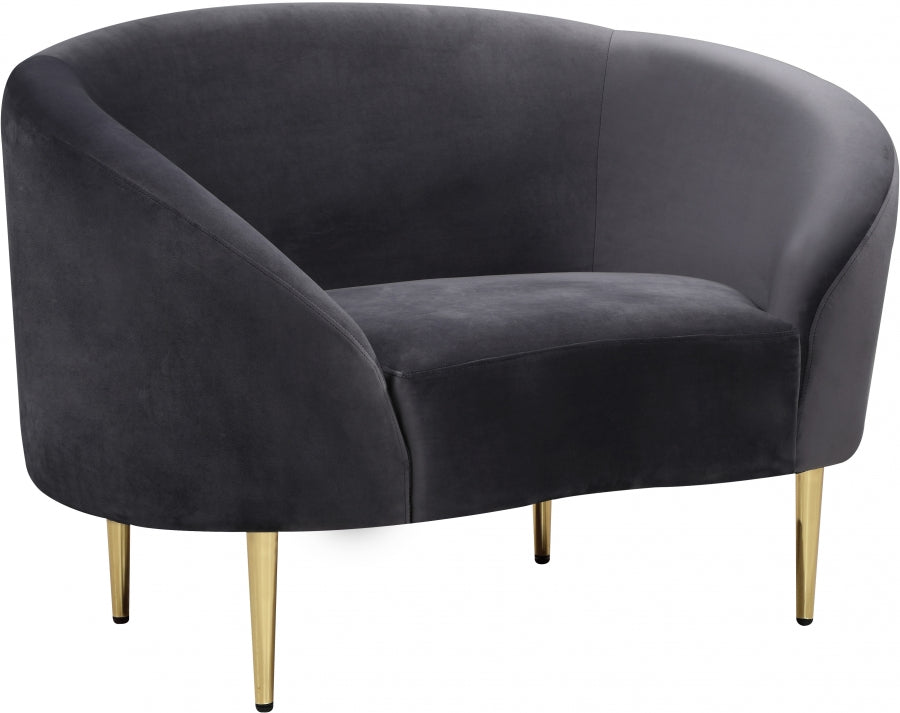 Chaise Ritz en velours