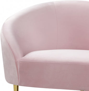 Causeuse en velours Ritz