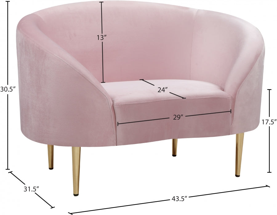 Chaise Ritz en velours
