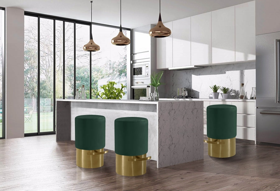 Tabouret de bar en velours Liv