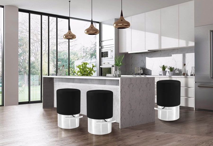 Tabouret de bar en velours Liv