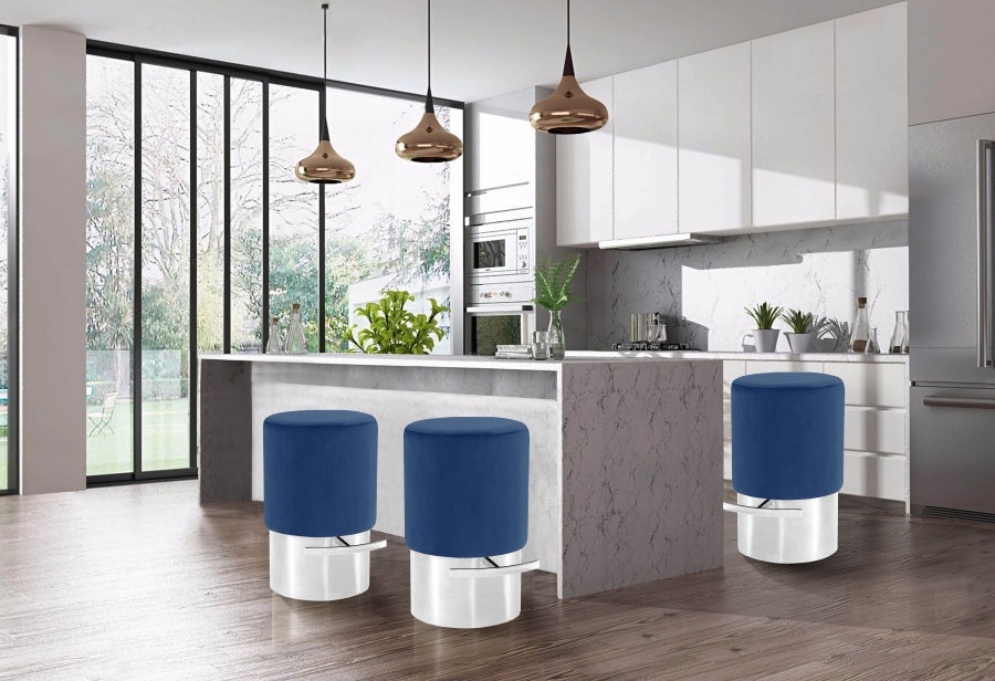 Tabouret de bar en velours Liv