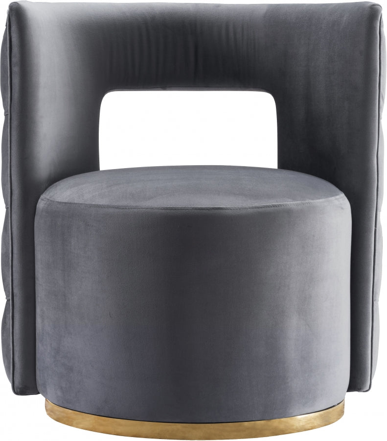 Chaise d'appoint Théo en velours