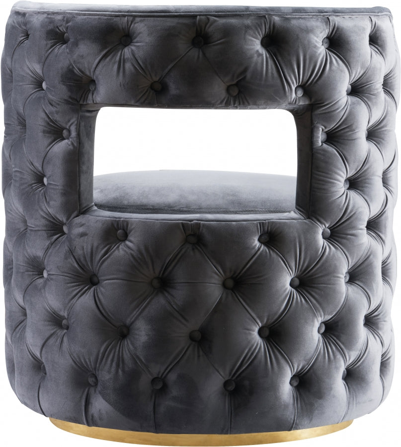 Chaise d'appoint Théo en velours