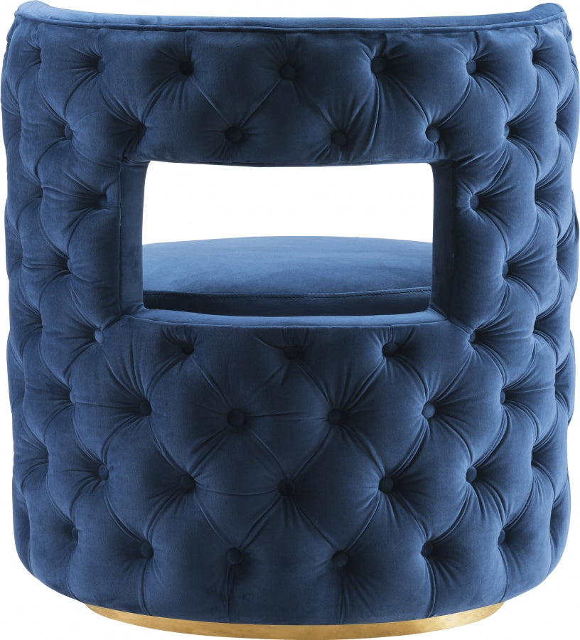 Chaise d'appoint Théo en velours