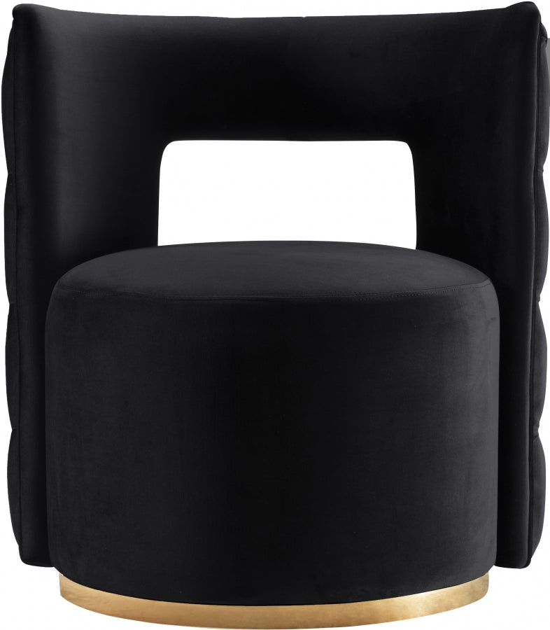Chaise d'appoint Théo en velours