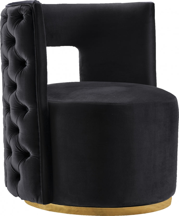 Chaise d'appoint Théo en velours