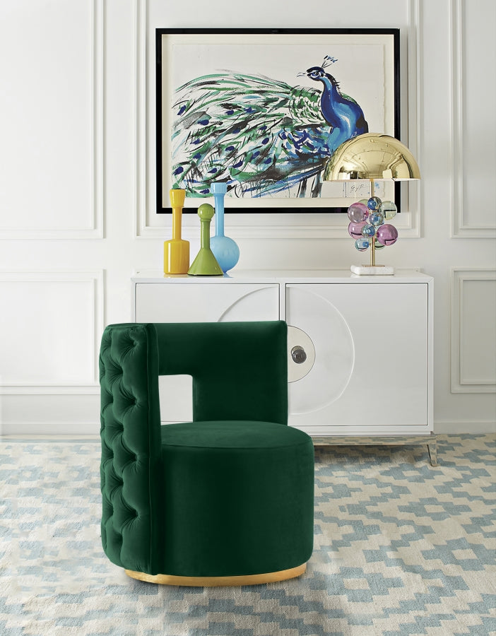 Chaise d'appoint Théo en velours