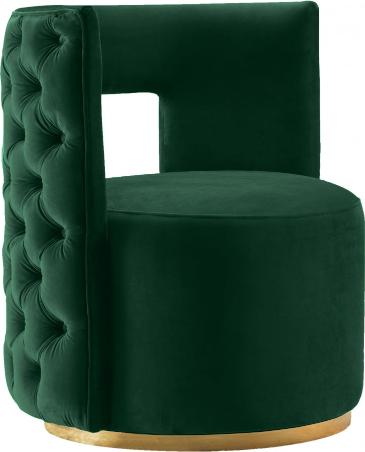 Chaise d'appoint Théo en velours