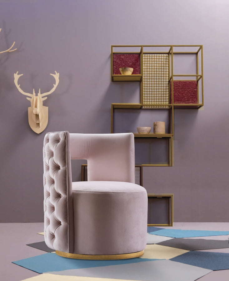 Chaise d'appoint Théo en velours