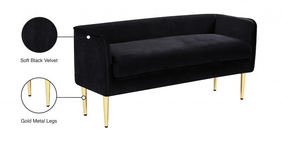 Banc Audrey en Velours