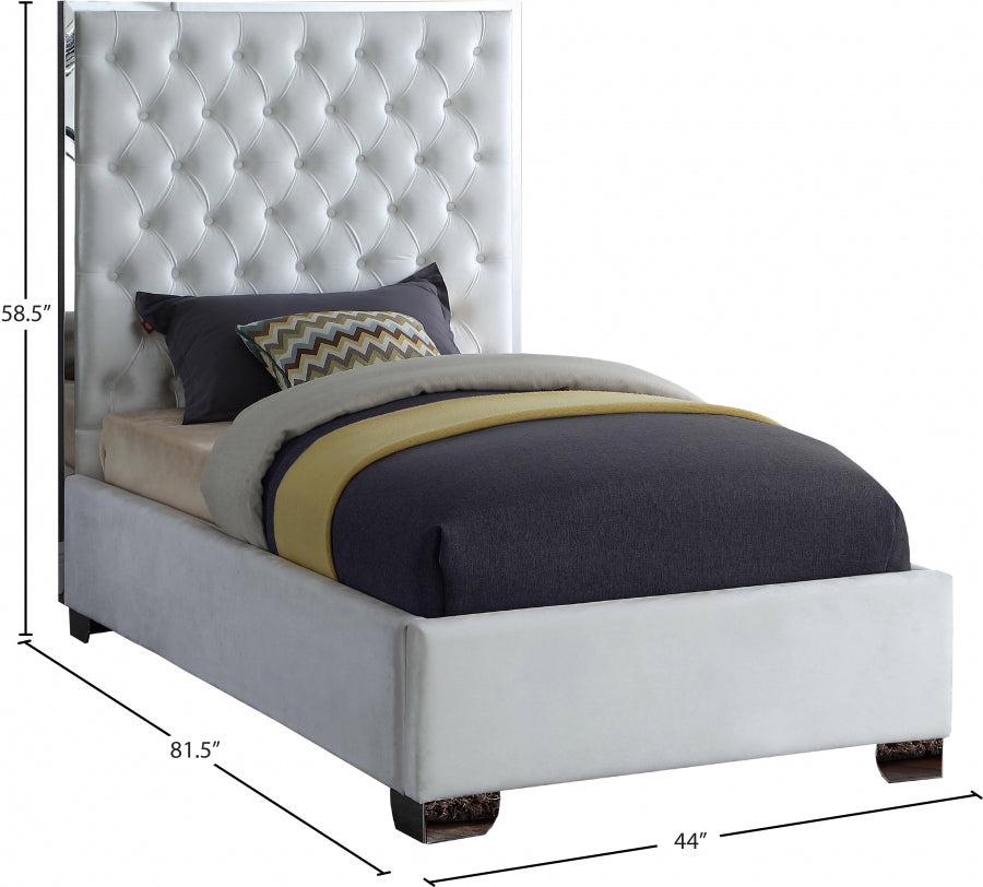 Lit en velours Lexi