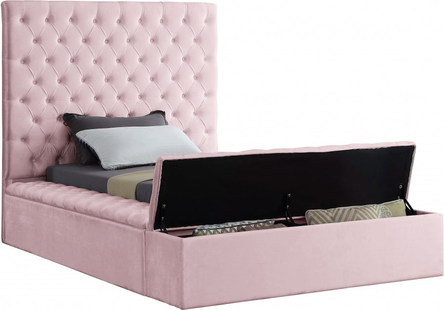 Lit en velours Bonheur