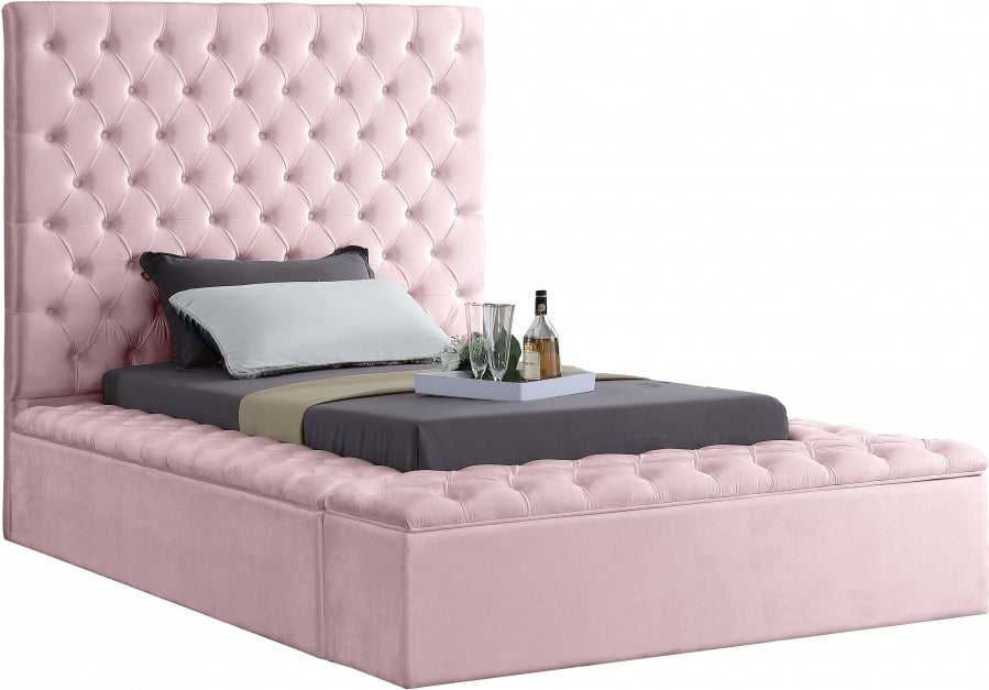 Lit en velours Bonheur