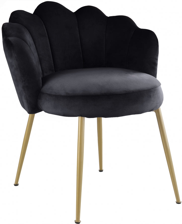 Chaise d'appoint/chaise de salle à manger en velours Claire