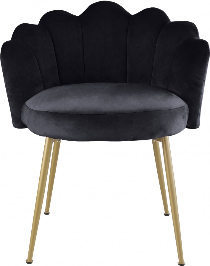 Chaise d'appoint/chaise de salle à manger en velours Claire