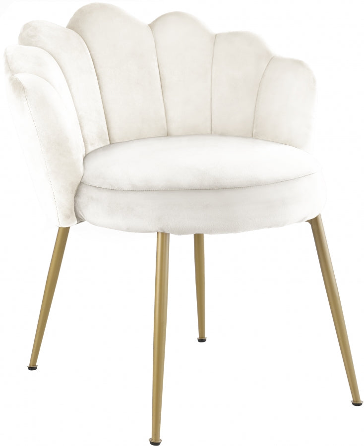 Chaise d'appoint/chaise de salle à manger en velours Claire