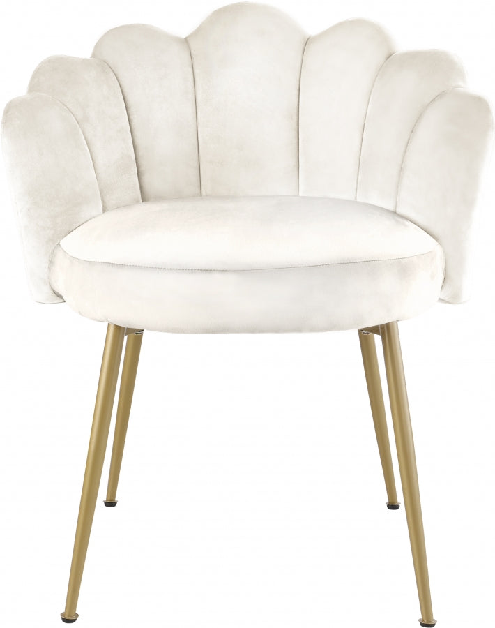 Chaise d'appoint/chaise de salle à manger en velours Claire