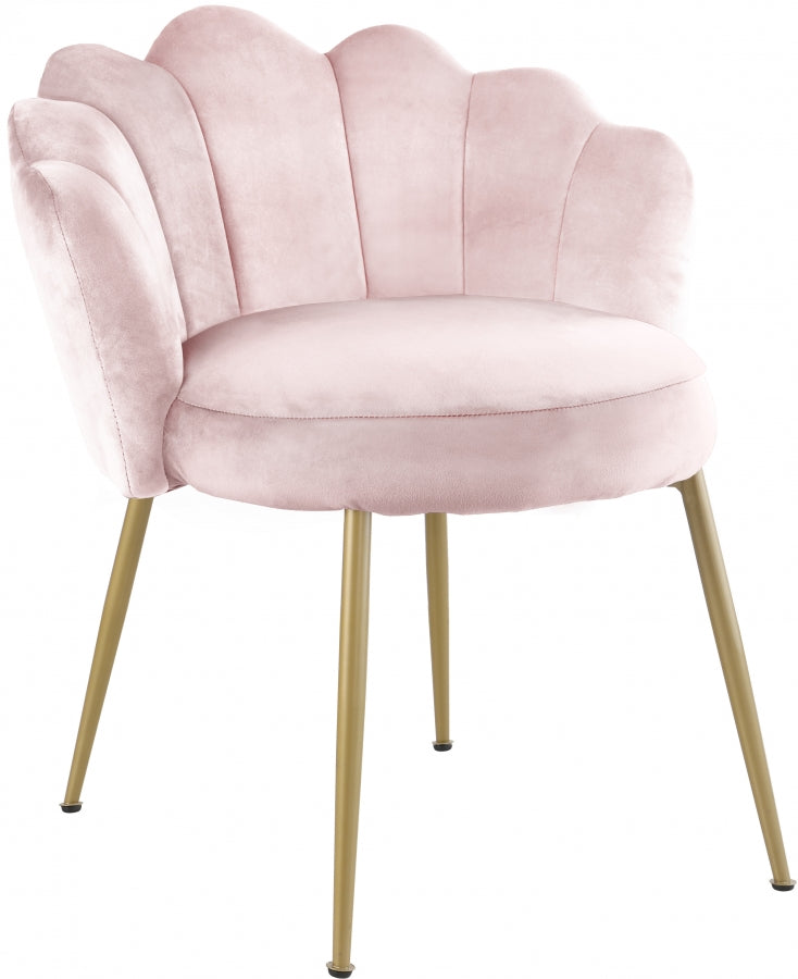 Chaise d'appoint/chaise de salle à manger en velours Claire