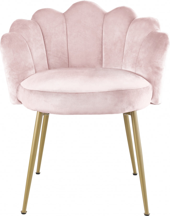 Chaise d'appoint/chaise de salle à manger en velours Claire