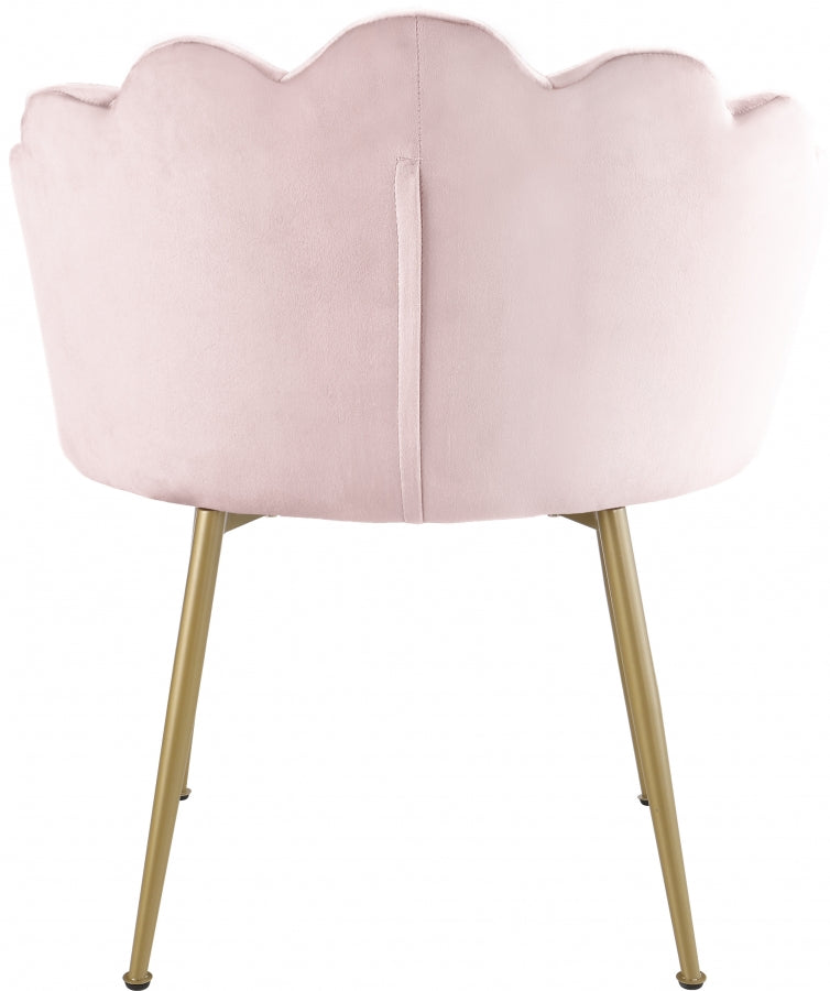 Chaise d'appoint/chaise de salle à manger en velours Claire