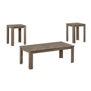 SET DE TABLE - 3PCS / TAUPE FONCE 