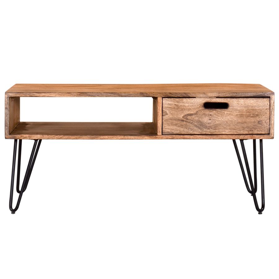 Table Basse Jaydo en Naturel Brûlé