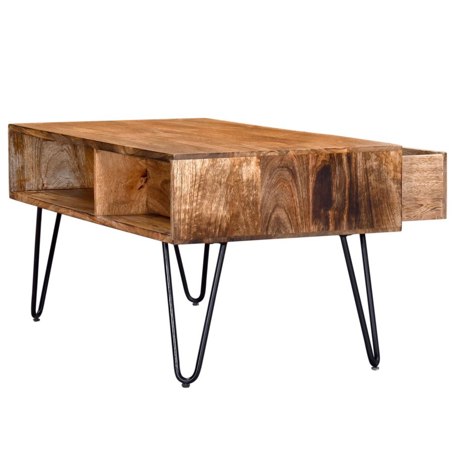 Table Basse Jaydo en Naturel Brûlé