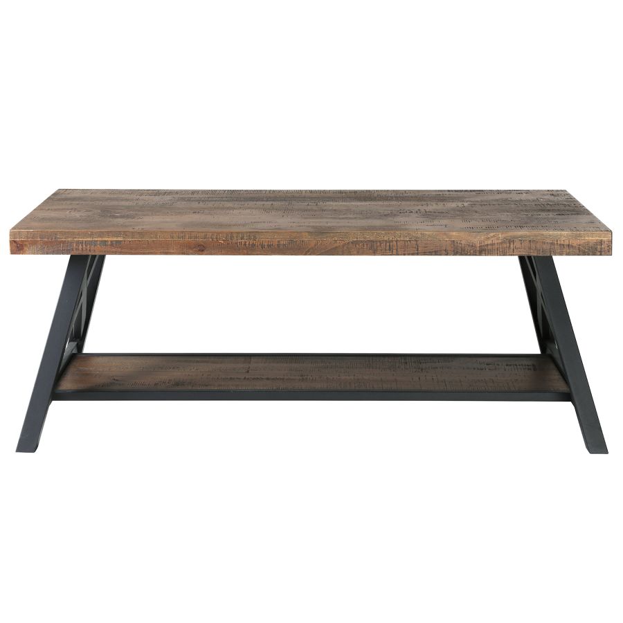 Table basse Langport en chêne rustique