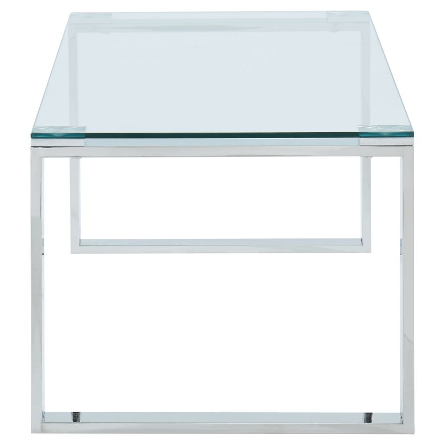 Table basse Zevon en argent
