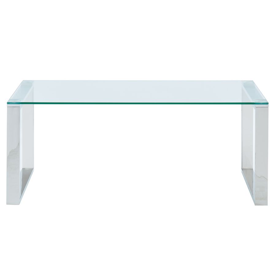 Table basse Zevon en argent
