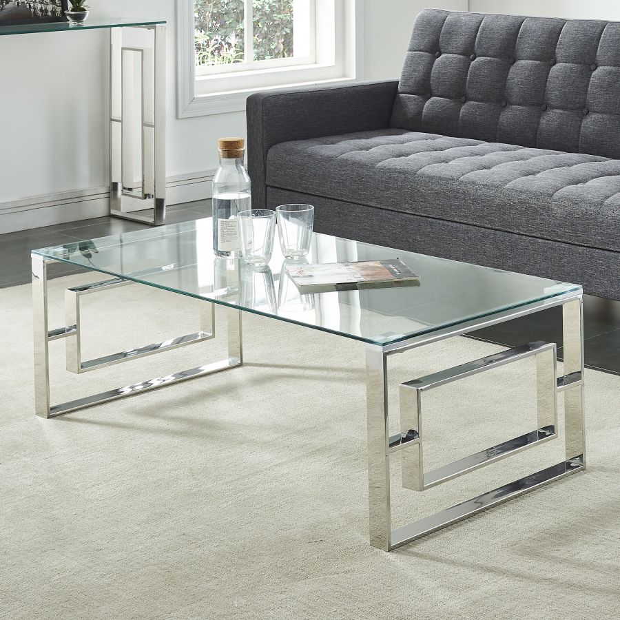 Table Basse Eros en Argent