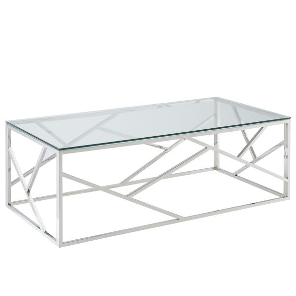 Table Basse Genévrier en Argent