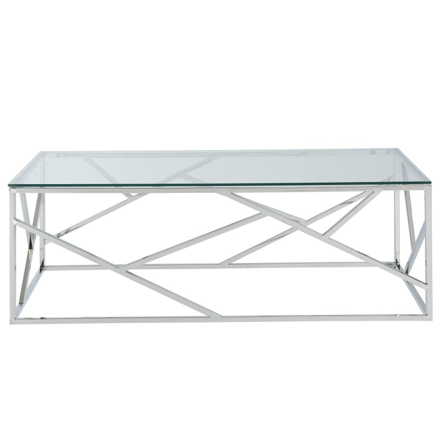 Table Basse Genévrier en Argent