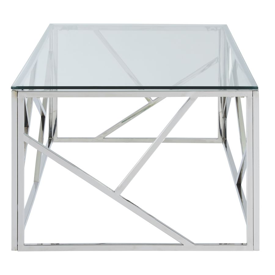 Table Basse Juniper en Argent