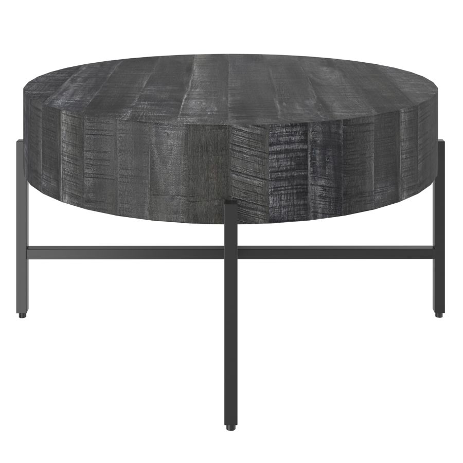 Table basse ronde Blox en gris