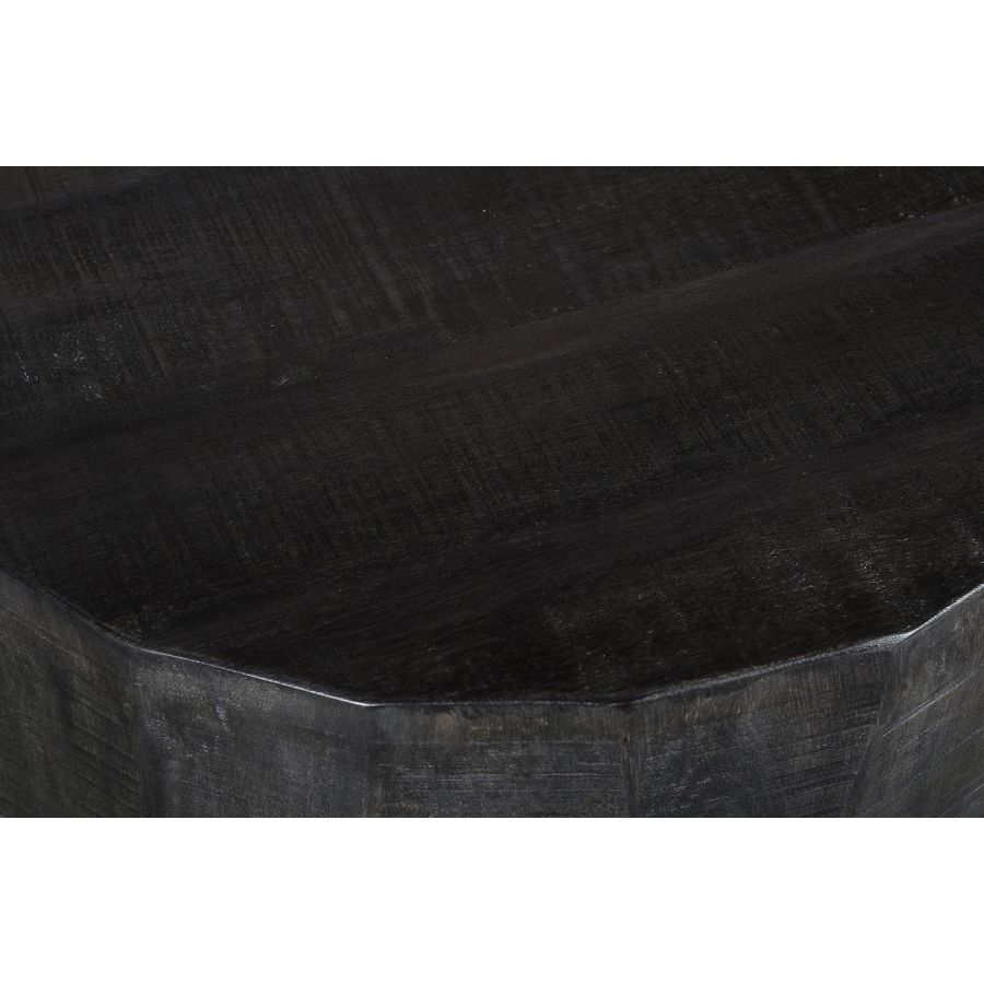 Table basse ronde Blox en gris