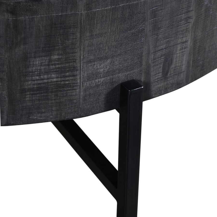 Table basse ronde Blox en gris
