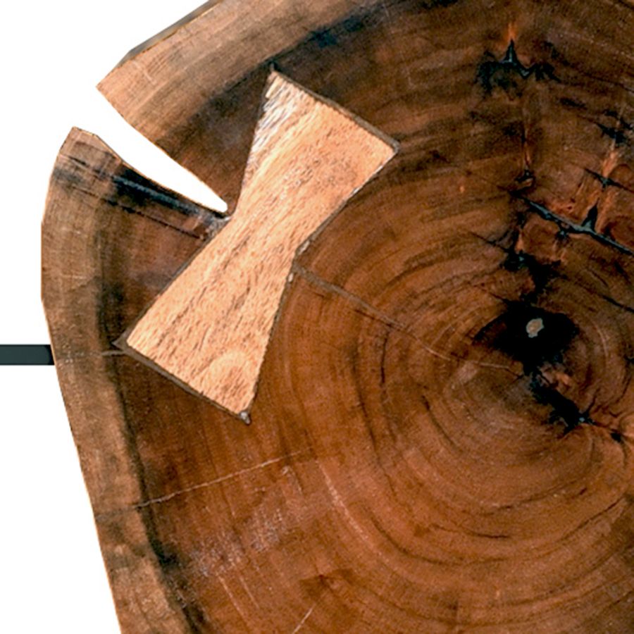 Table basse trépied Anika en naturel