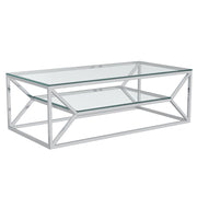 Table Basse Dragor en Argent