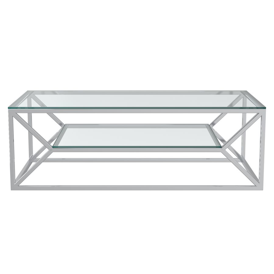 Table Basse Dragor en Argent