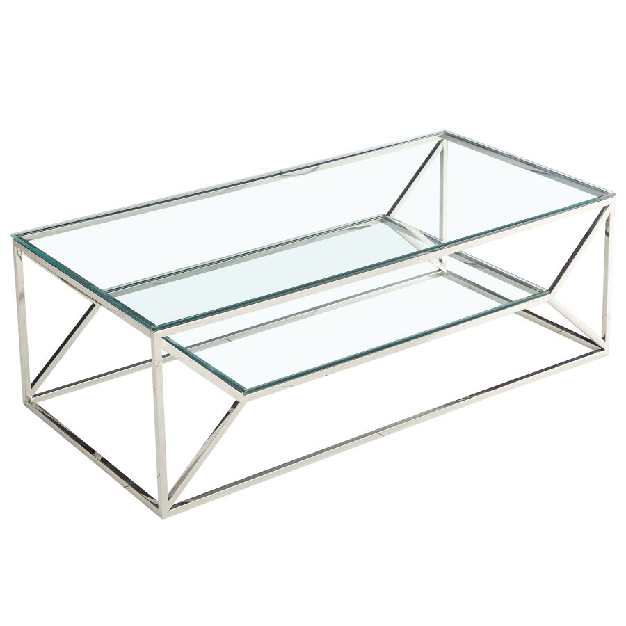 Table Basse Dragor en Argent