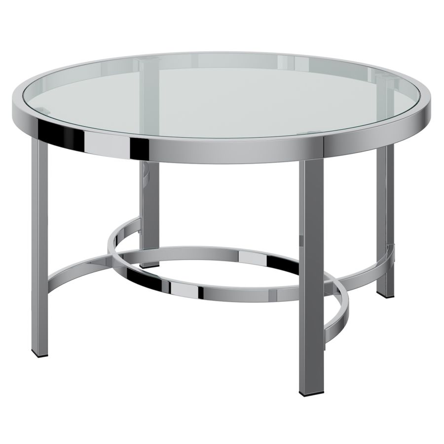 Table Basse Strata en Chrome
