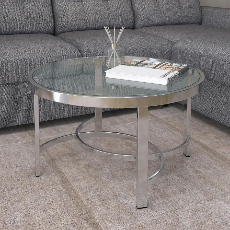 Table Basse Strata en Chrome