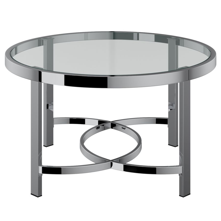 Table Basse Strata en Chrome