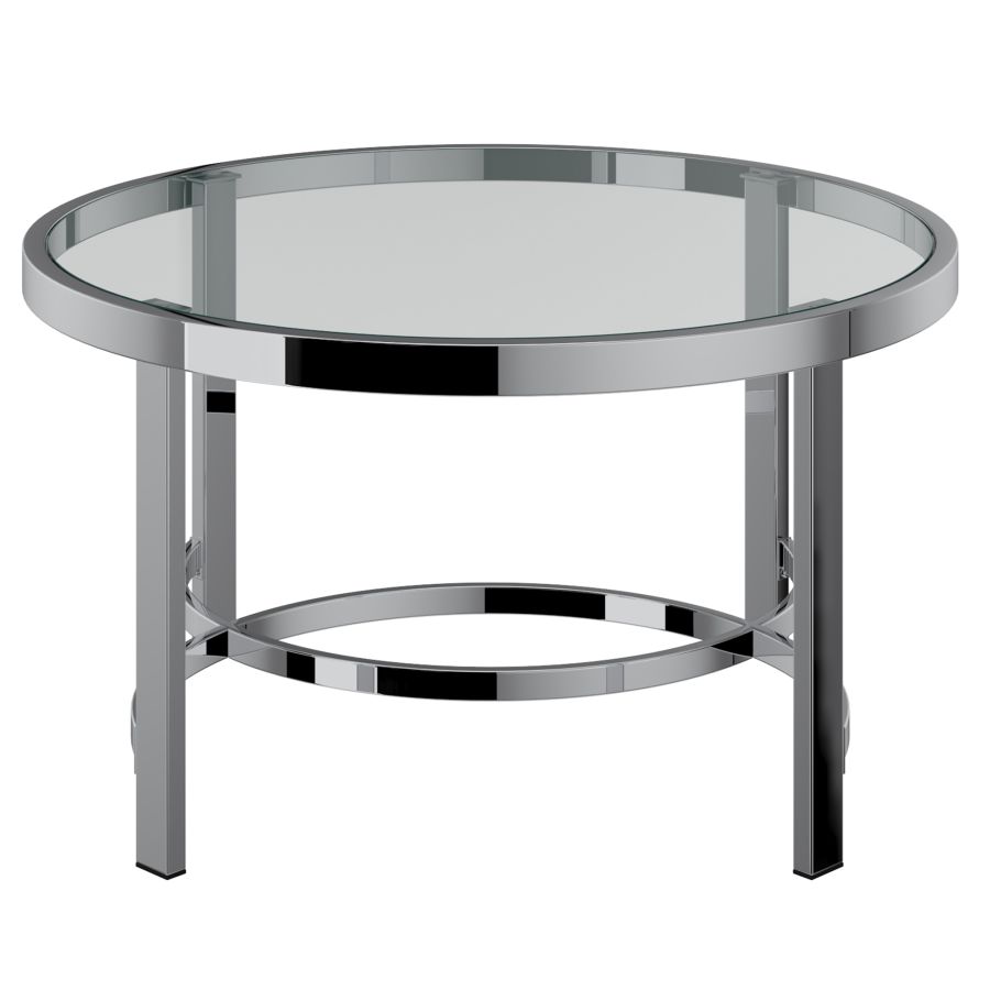 Table Basse Strata en Chrome