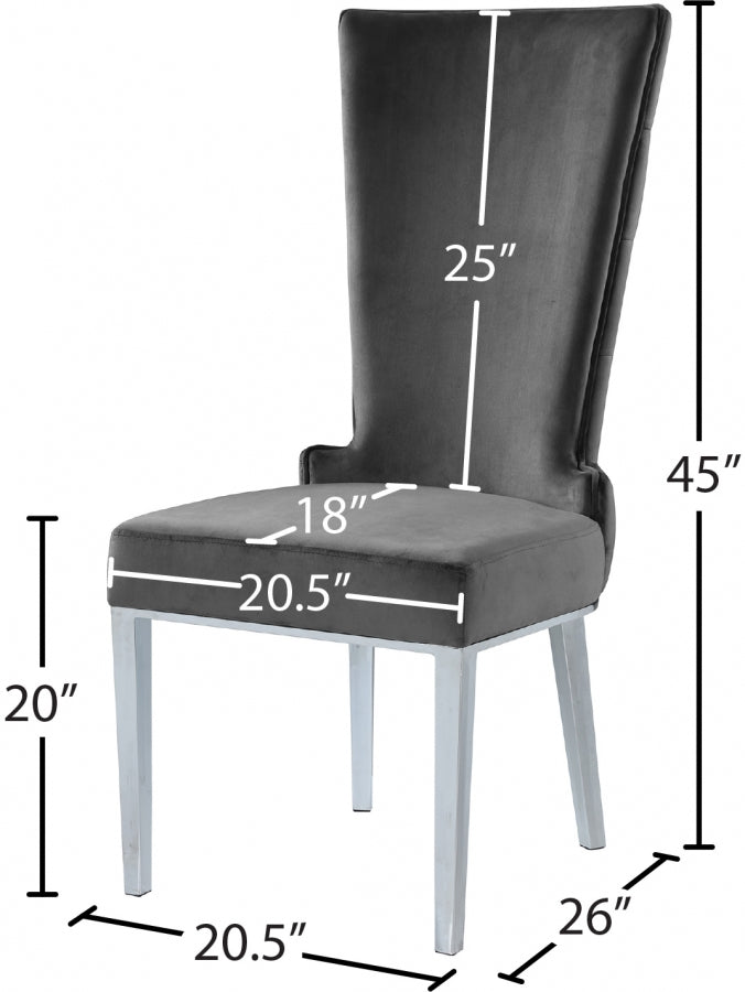 Chaise de salle à manger Serafina Velet
