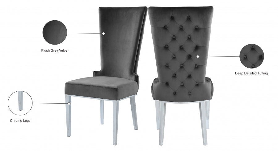Chaise de salle à manger Serafina Velet