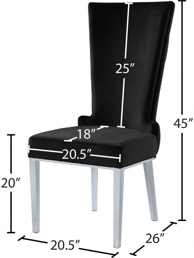 Chaise de salle à manger Serafina Velet