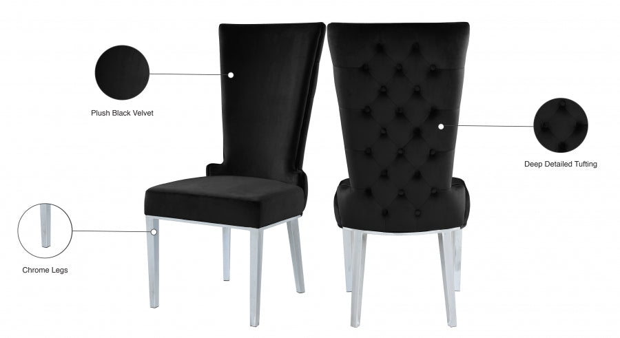 Chaise de salle à manger Serafina Velet